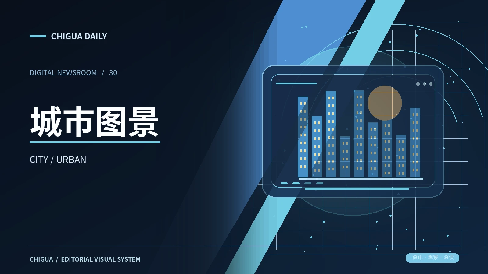城市图景主题画面
